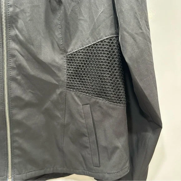 Chicos Zenergy Neema Mesh Jacket Full Zip Black Womens Size1 US M - Picture 6 of 8
